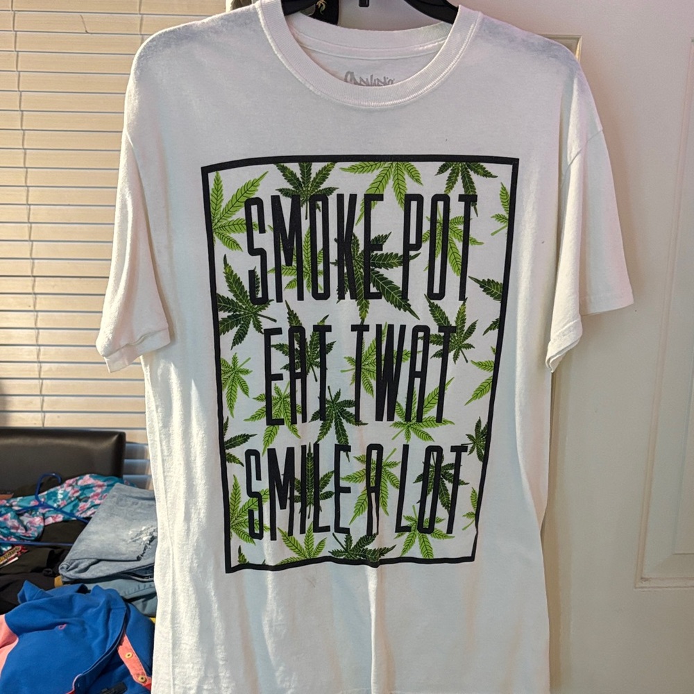 Spencer's White T-Shirt with Gray Logo